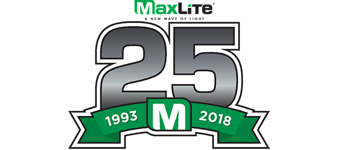 Read more about the article MaxLite Announces 25th Anniversary (1993-2018)