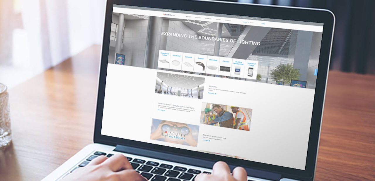 Read more about the article New Acuity Brands Website Offers Superior User Experience