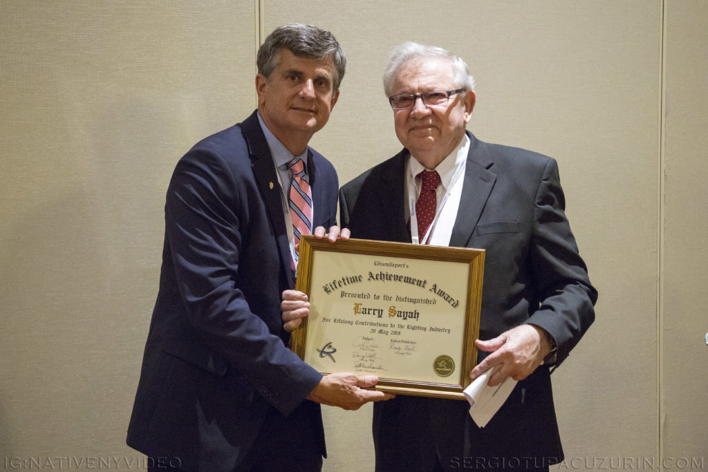 Larry Sayah Receives an EdisonReport Lifetime Achievement Award