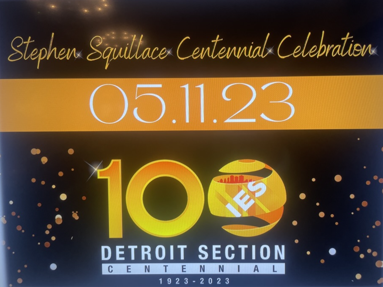 IES Detroit 100'th Celebration