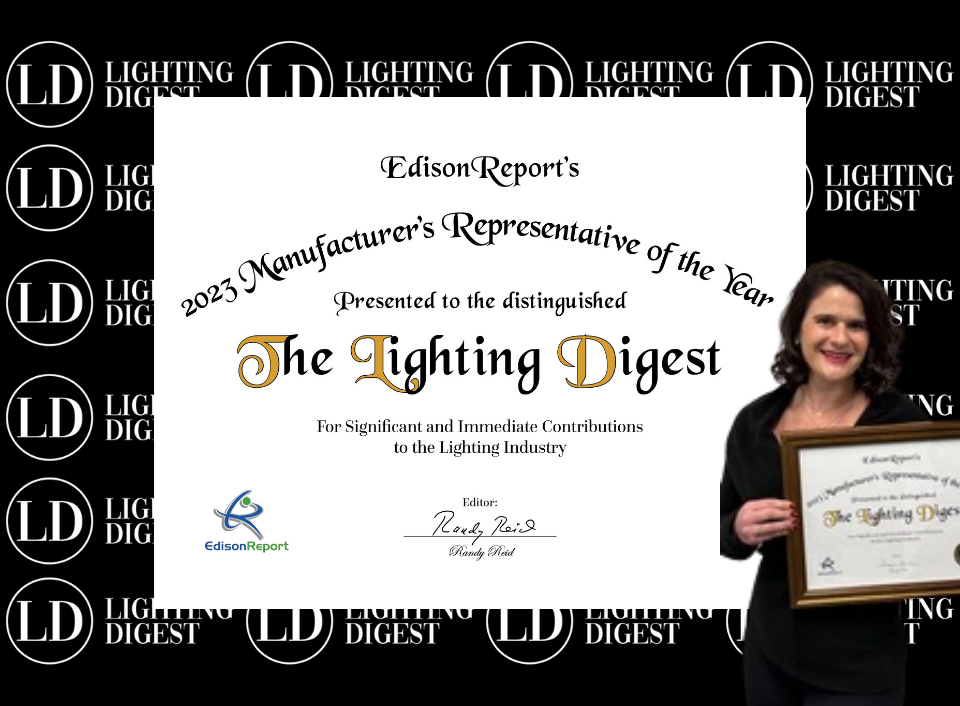 Read more about the article Elevating Excellence: The Lighting Digest is EdisonReport’s 2023 Rep of the Year