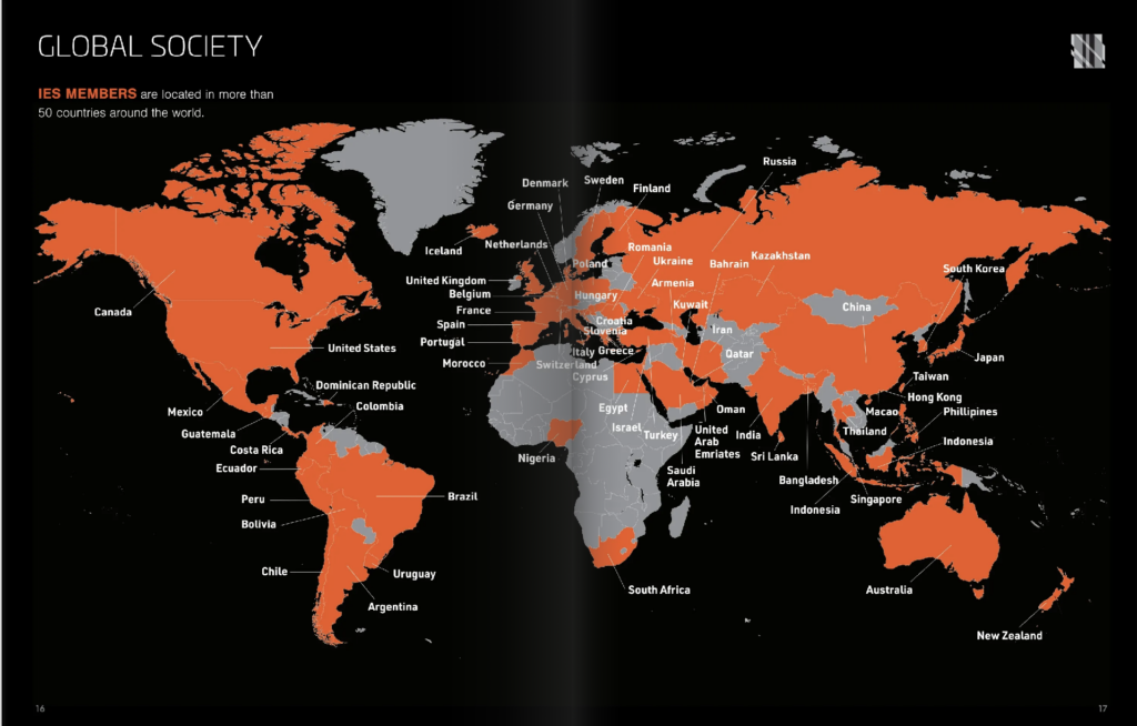 World Map of IES Members