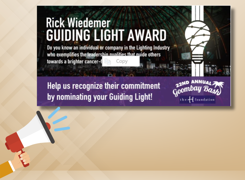Read more about the article Call for Nominations Now Open for The H Foundation’s Rick Wiedemer Guiding Light Award