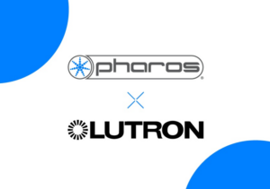 Pharos and Lutron logos
