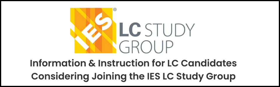 Image of IES logo and LC Study Group