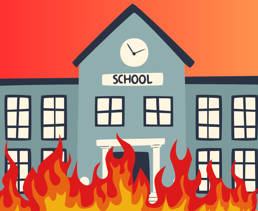 school fire