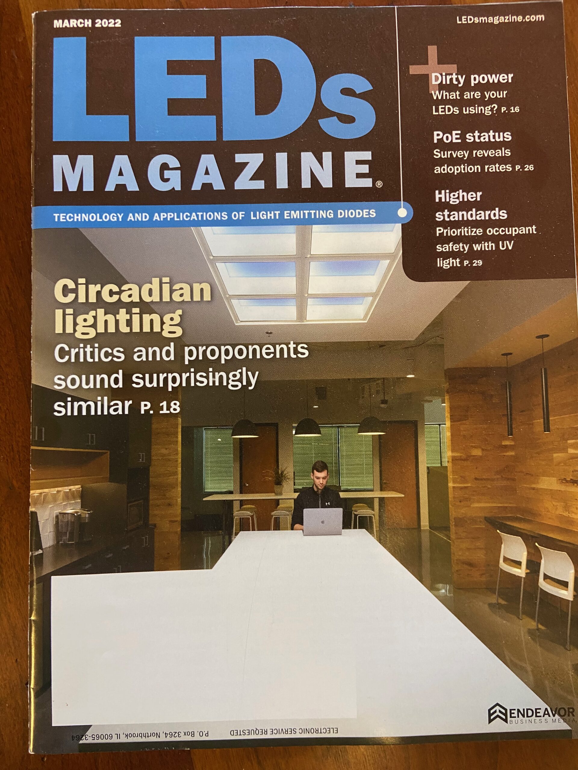 MAR 2022 Issue of LEDs Magazine