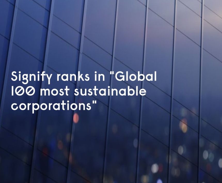 Signify Recognized in Global 100