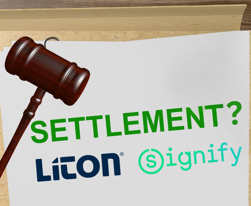 Signify and Liton settlement