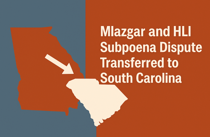 Mlazgar and HLI subpoena dispute