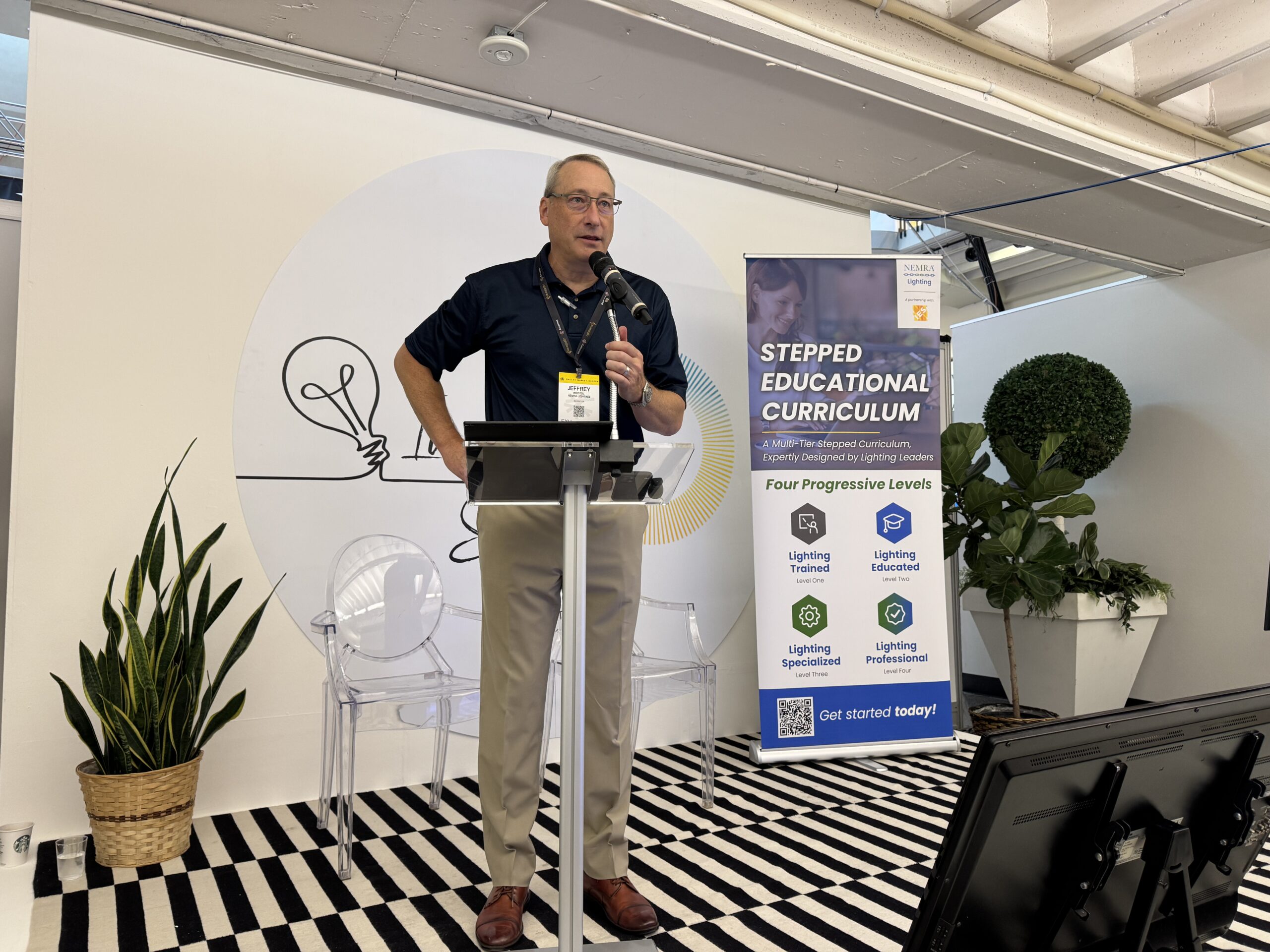 Jeff Spencer of the NEMRA Lighting Division Kicks Off the 2025 ArchLIGHT Summit in Dallas