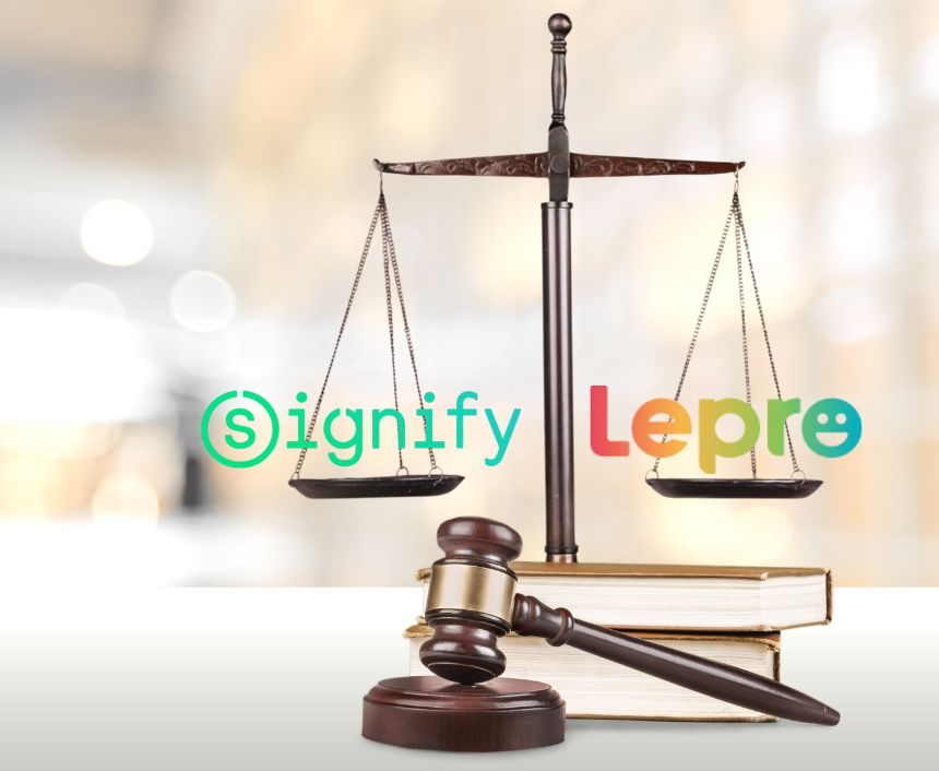 Signify Lepro patent trial