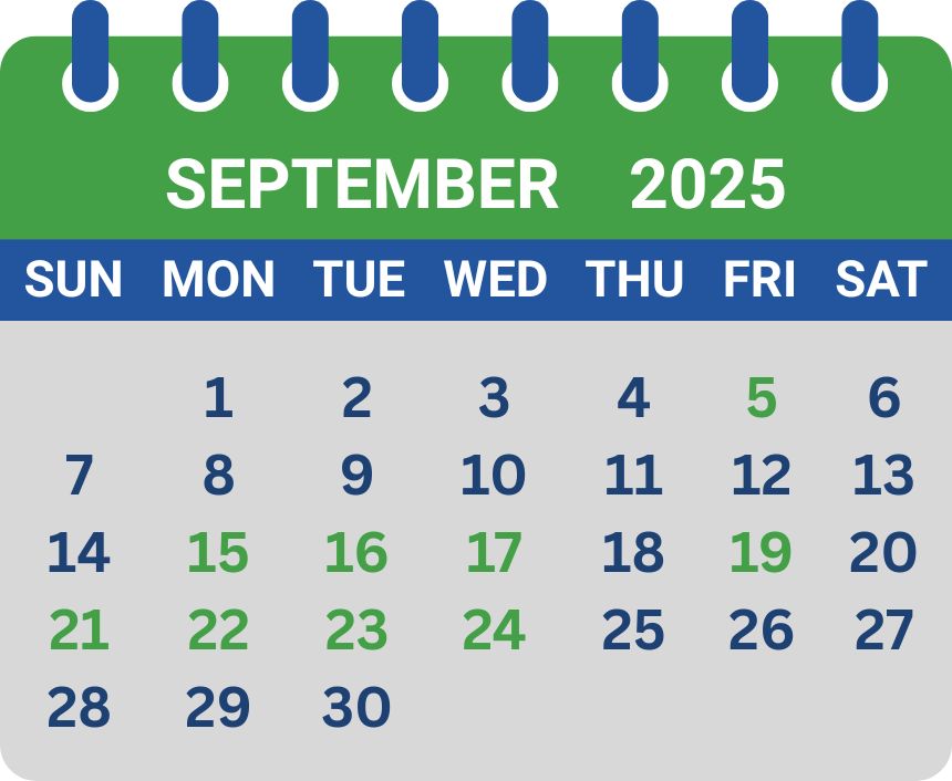 September 2025 Lighting Events