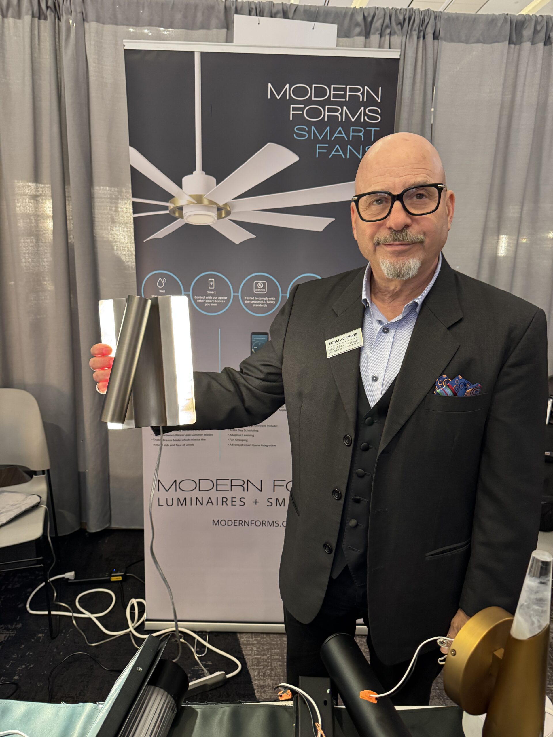 Richard Diamond of Modern Forms at Boston Lights 2025