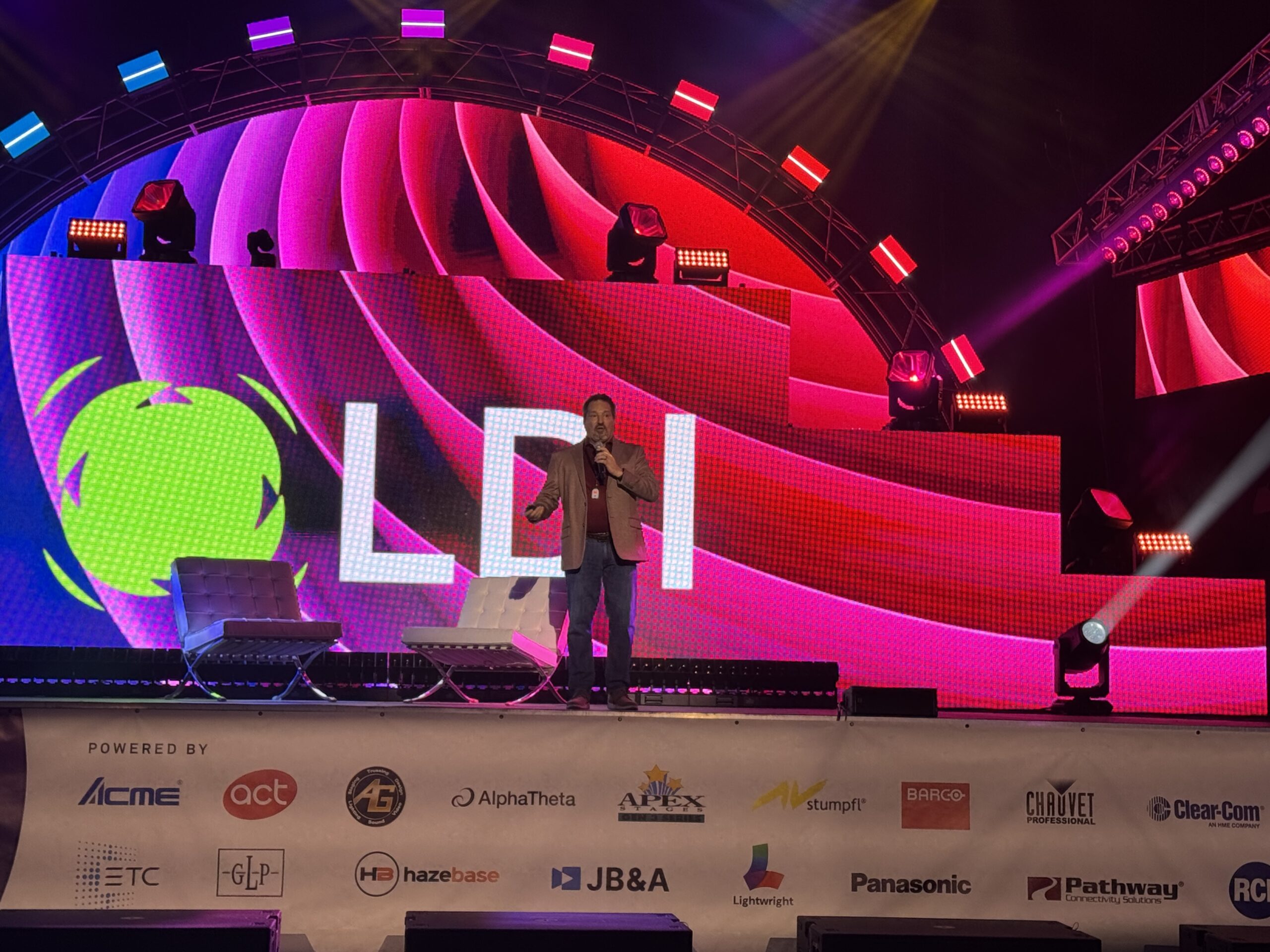 LDI Speaker Stage at West Hall of the Las Vegas Convention Center