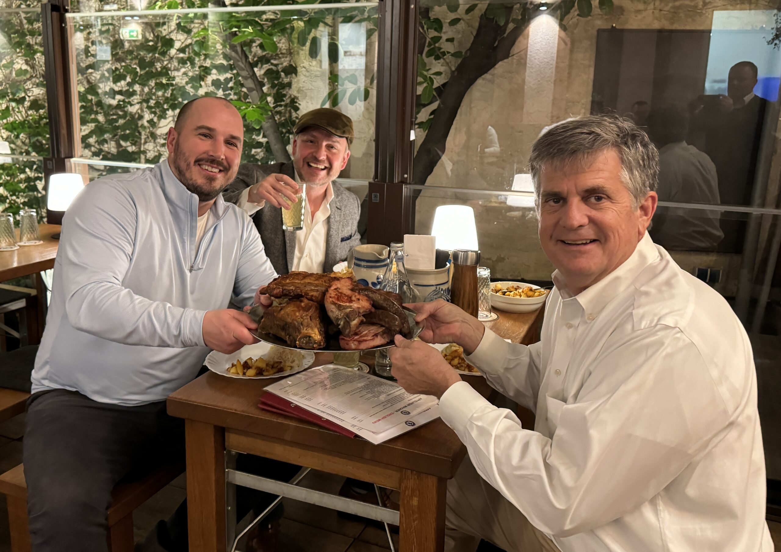 Michael Colligan, Greg Ehrich in Frankfurt, 2024