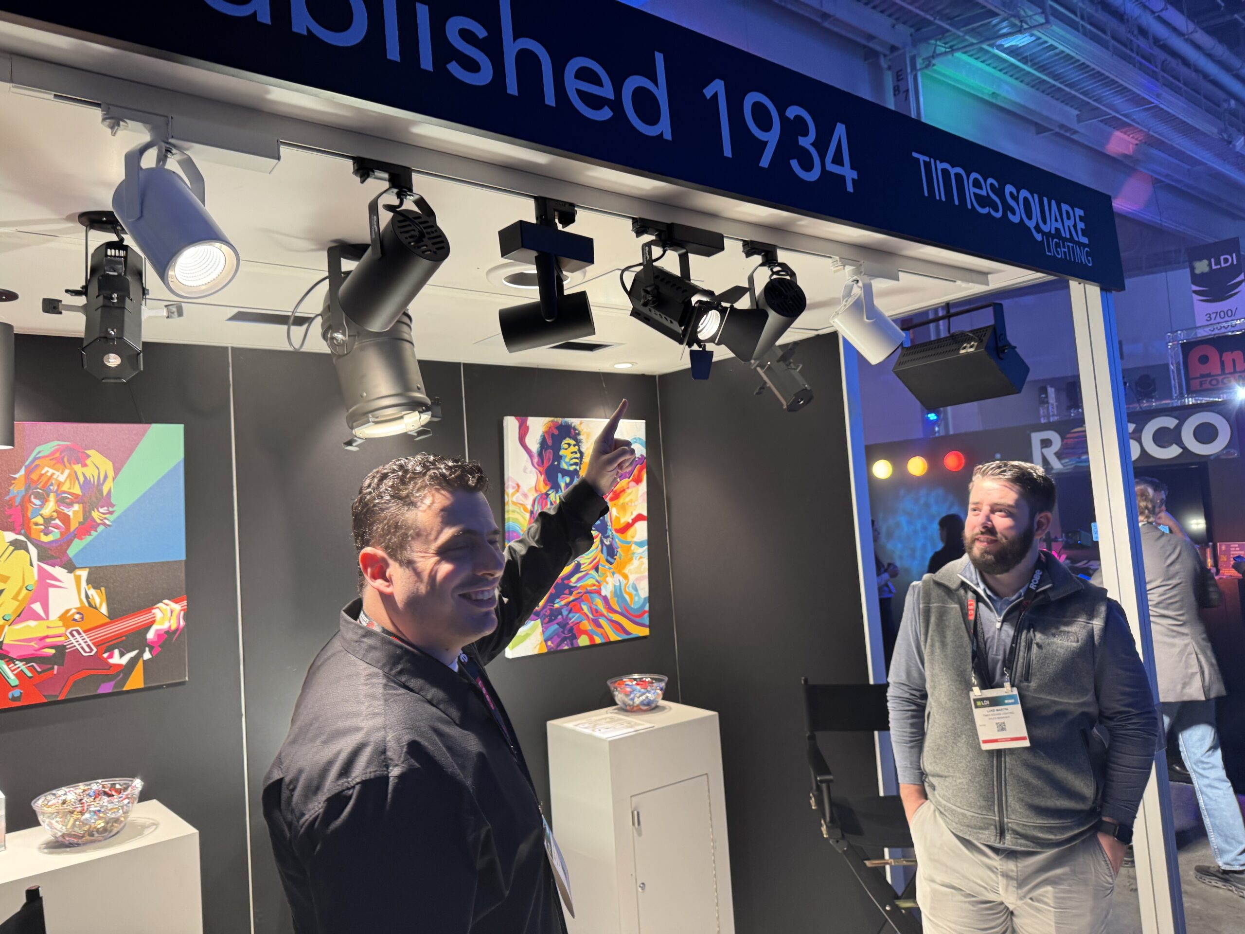 Times Square Lighting at LDI 2025