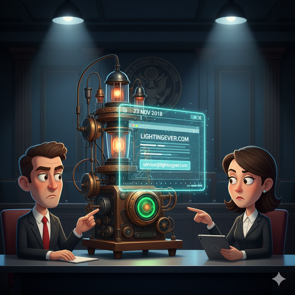 Signify Lepro patent trial and the Wayback Machine