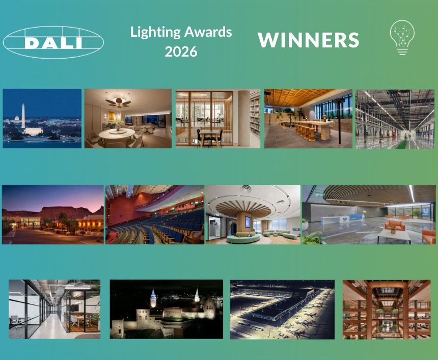 Winners of the DALI Lighting Awards 2026