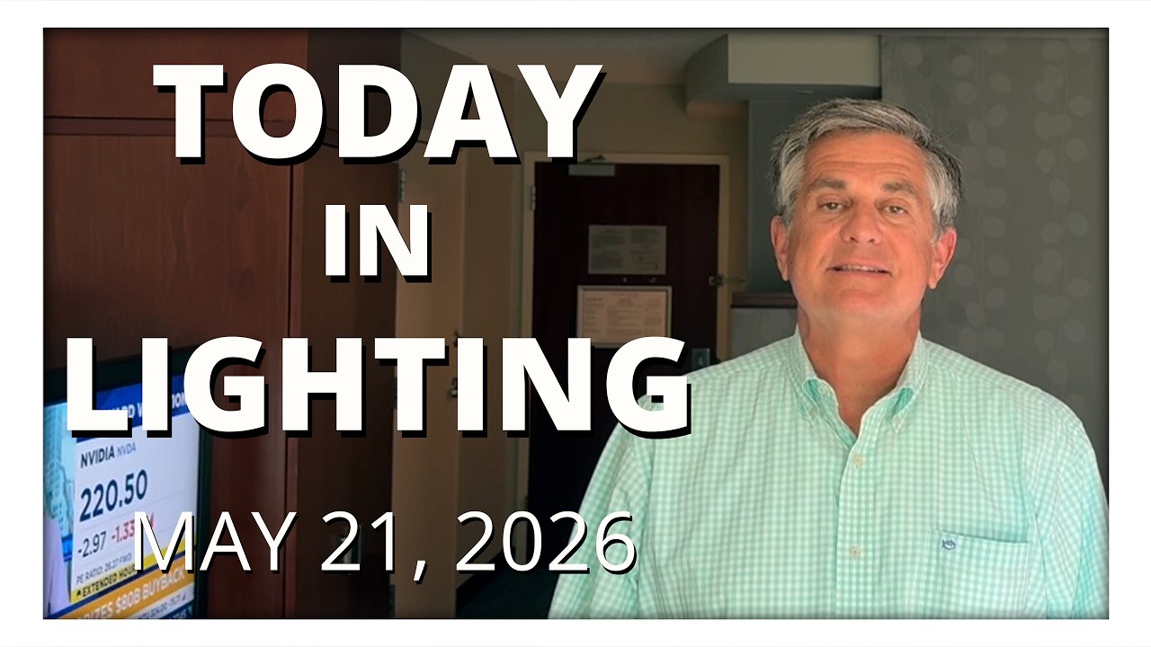 Read more about the article Silhouette Awards Event, Lighting Matters Podcast, Lighting Controls Podcast | Today in Lighting – May 21, 2026