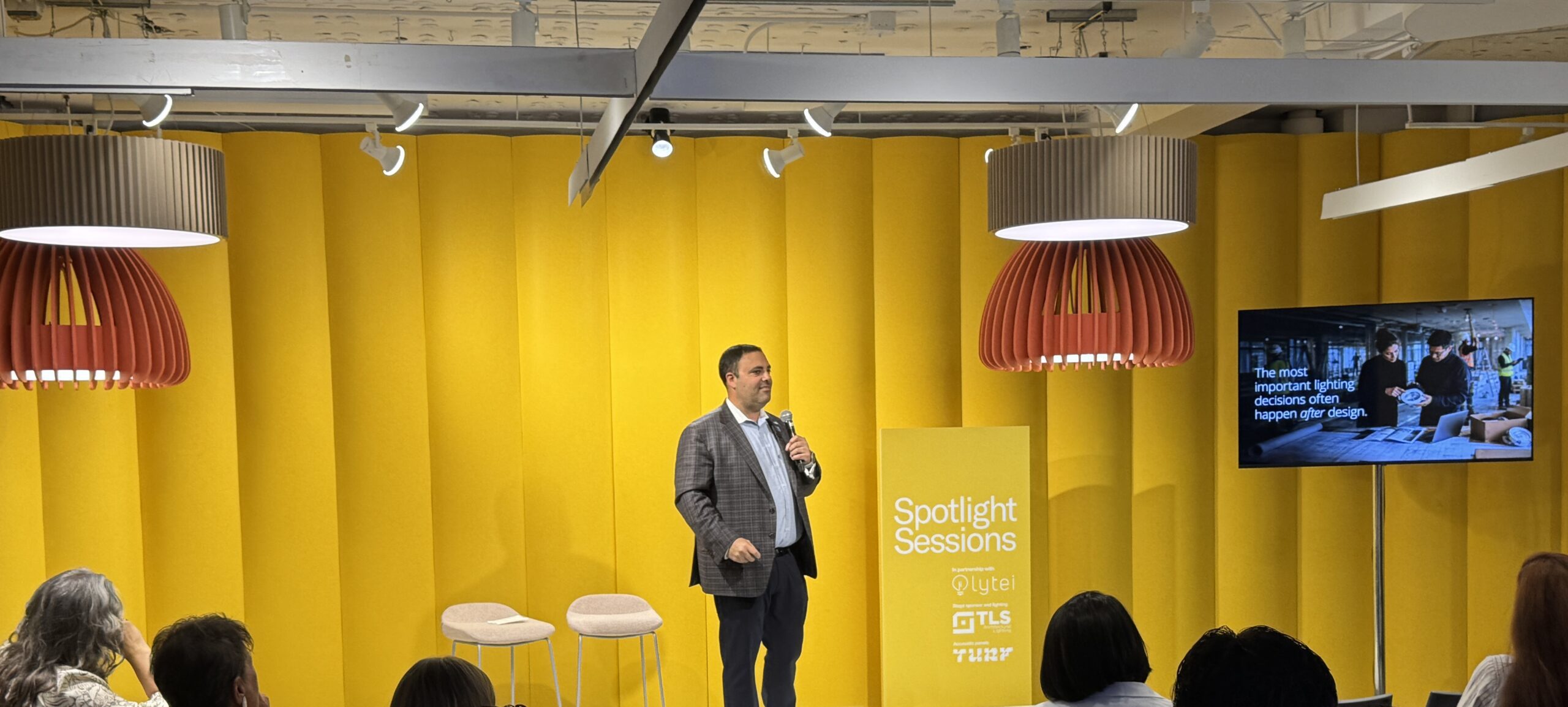 Avi Mor discusses value engineered lighting at Illuminate at NeoCon