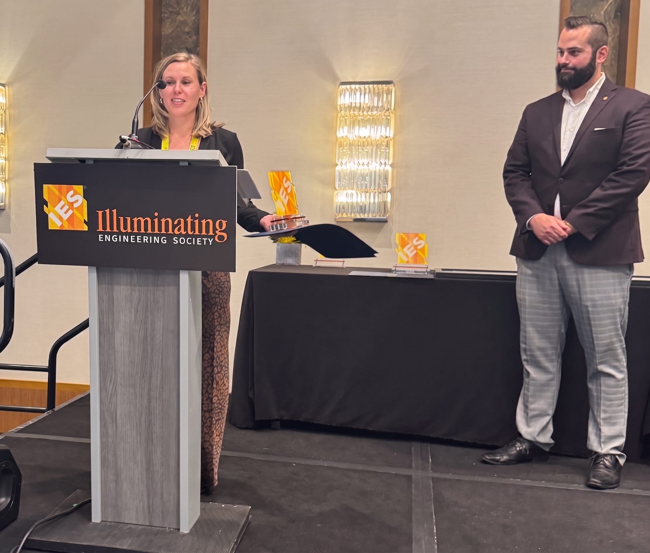 Addie Smith Receives the IES President's Award at IES 26, The Lighting Conference