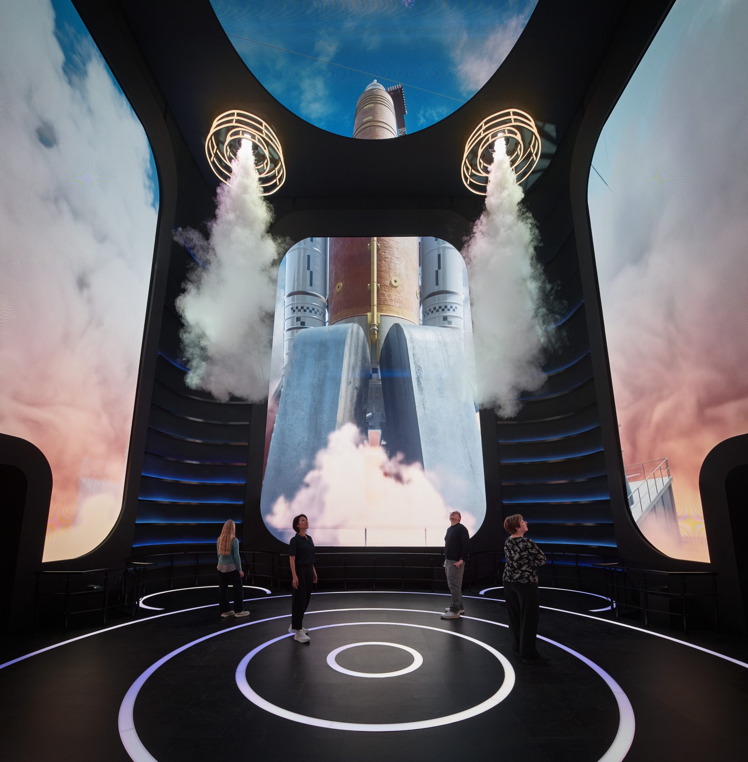 The USA Pavilion was recognized at the 2026 IES Illumination Awards