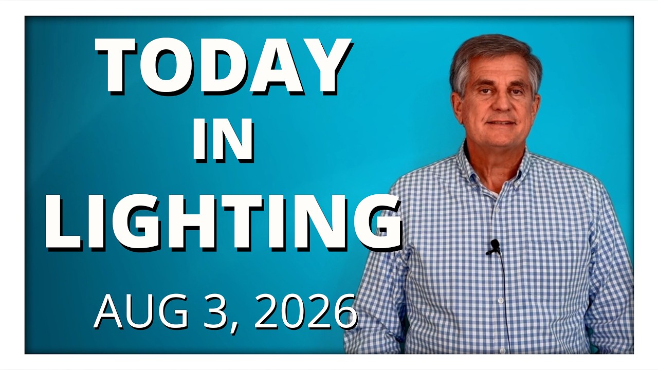 Read more about the article LED Patent Verdict, IESNYC Thesis Awards & Butcher & Rose Steakhouse Lighting | Today in Lighting – August 3, 2026