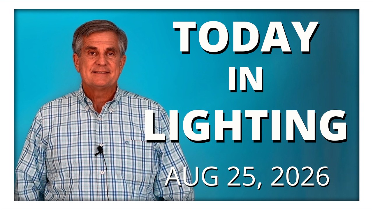 Read more about the article USPTO Denies Super Lighting Patent Request, AEFI Vancouver 2026 & The Value of Rep Agencies | Today in Lighting – August 25, 2026