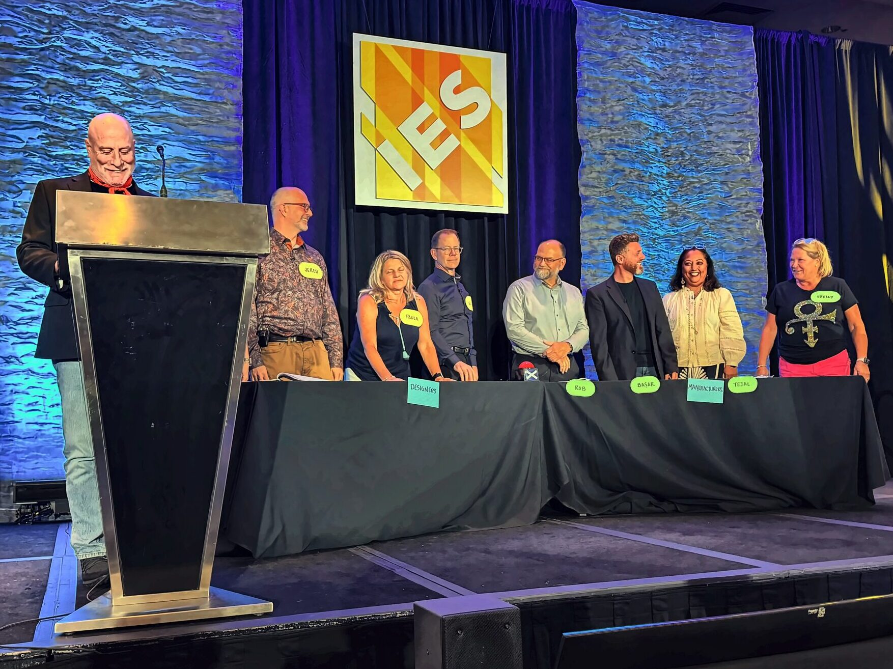 Rick Leeds Leads a skit: Fixture Feud at IES26