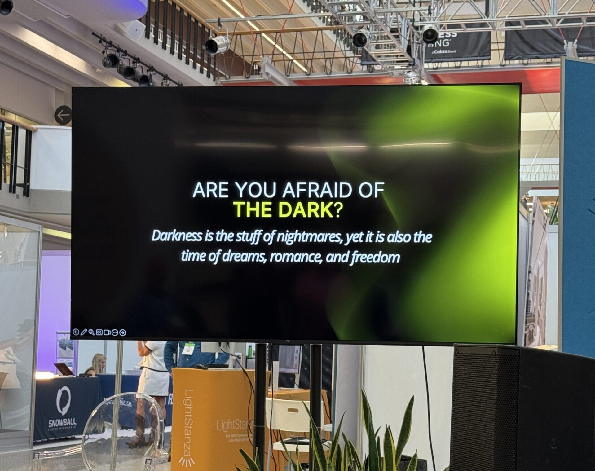 Are you Afraid of the Dark