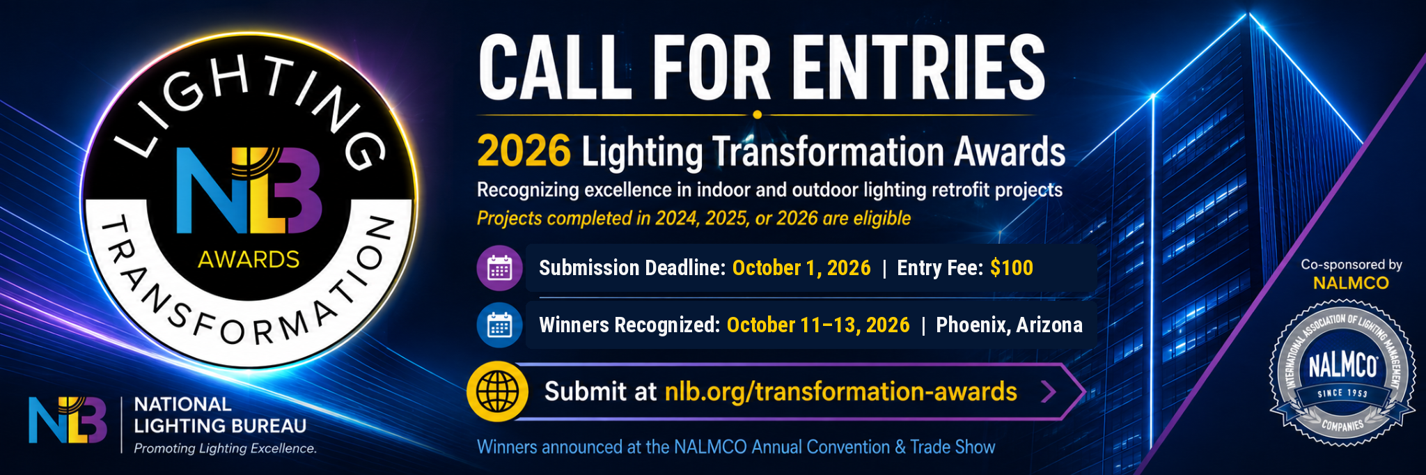 NLB 2026 Lighting Transformation Awards