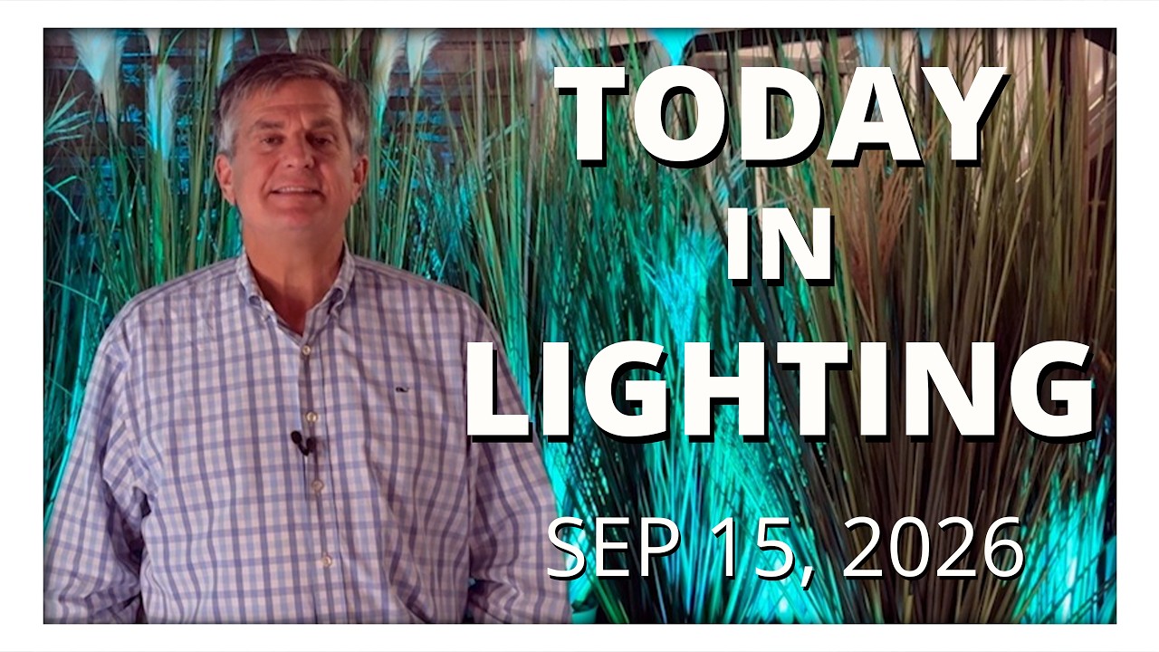 Read more about the article ArchLIGHT Summit Live, Sourcery & OASIS Partner & Barron Lighting Appoints Western VP | Today in Lighting – September 15, 2026
