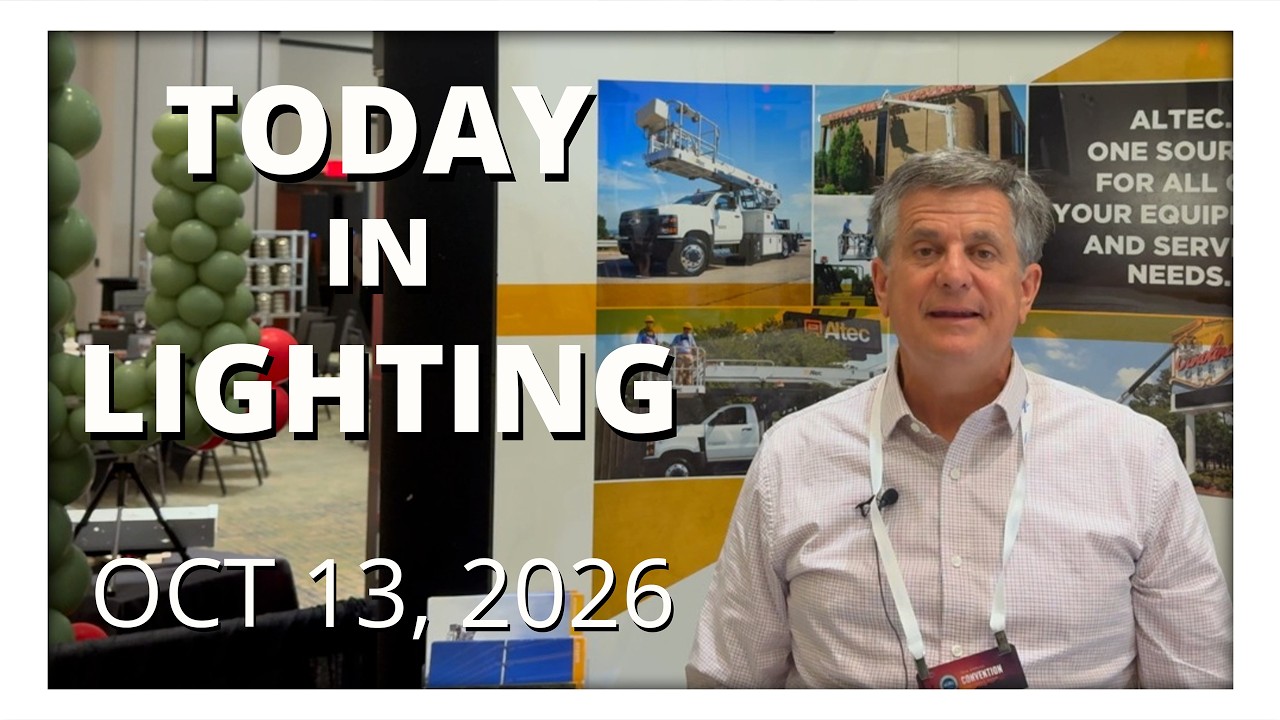 Read more about the article NALMCO Convention, NLB Transformation Award & LM&M October Issue Out Now | Today in Lighting – October 13, 2026