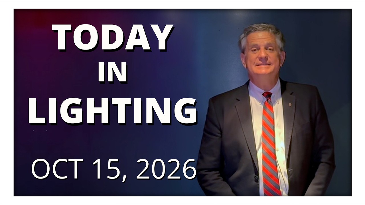 Read more about the article Dan Blitzer Wins DLFNY Icon Award, October Designing Lighting Issue & CIE Adaptive Road Lighting Report | Today in Lighting – October 15, 2026