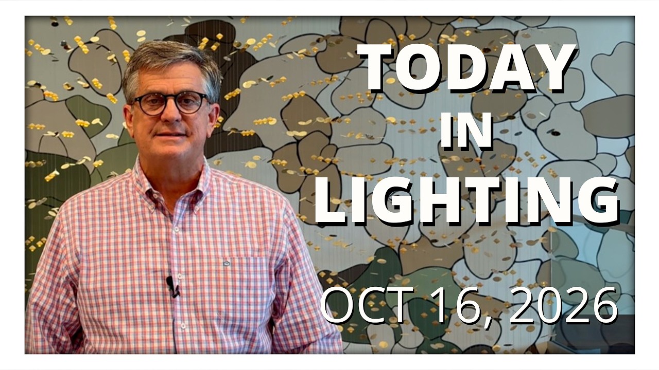 Read more about the article Steven Rosen to Retire, Glamox at Ronald McDonald House Poland & DLC SSL V6.0 Transition | Today in Lighting – October 16, 2026