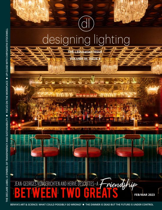 designing lighting Feb/March 2023 Cover